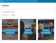 Tablet Screenshot of ezopticalnh.com